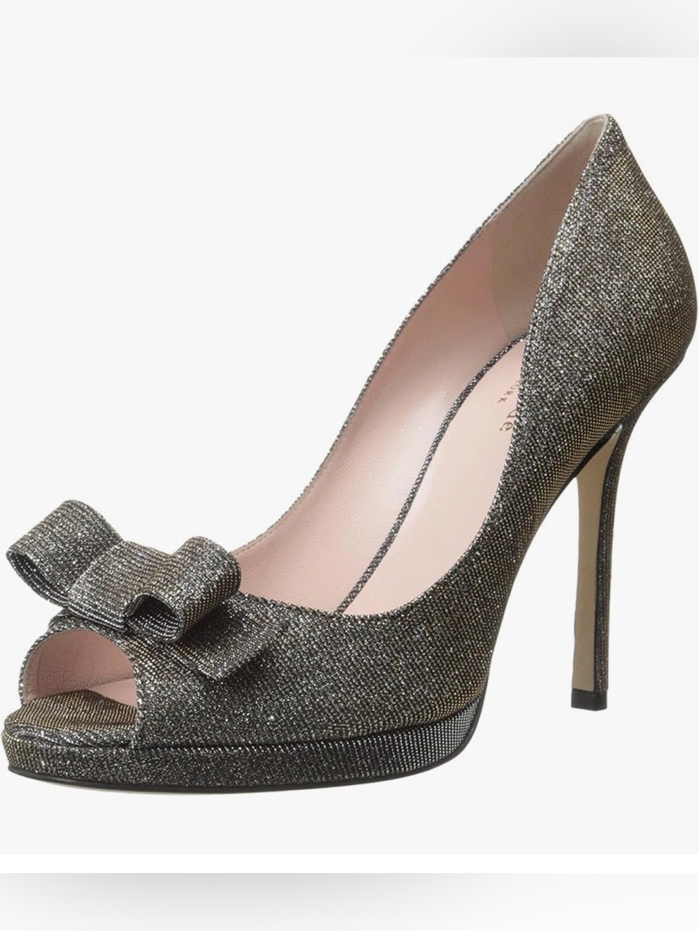 Kate Spade Felisha Bronze Peep Toe Pump